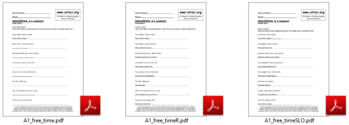 Anglescina za 6 razred osnovne sole